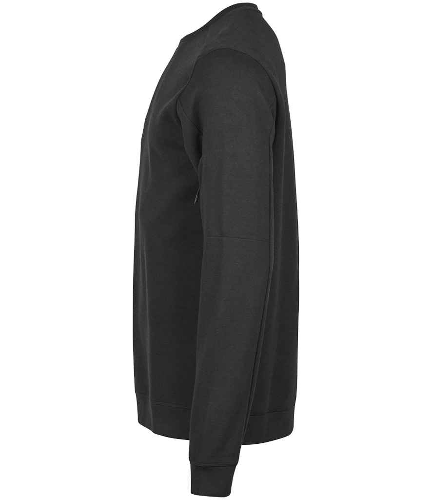 Tee Jays Athletic Crew Neck Sweatshirt - Black