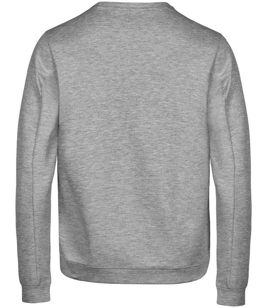 Tee Jays Athletic Crew Neck Sweatshirt - Heather Grey