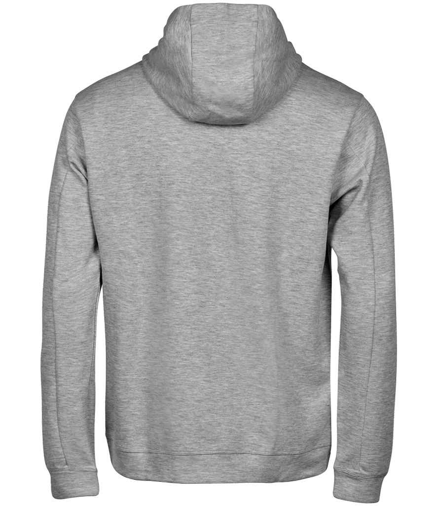 Tee Jays Athletic Hooded Sweatshirt - Heather Grey