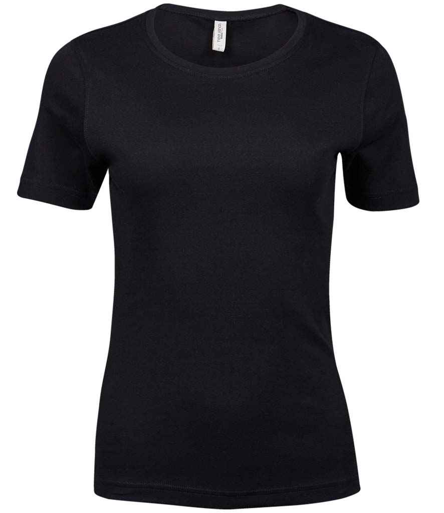 Tee Jays Ladies Interlock T-Shirt - Black