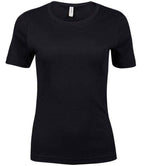 Tee Jays Ladies Interlock T-Shirt - Black