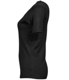 Tee Jays Ladies Interlock T-Shirt - Black