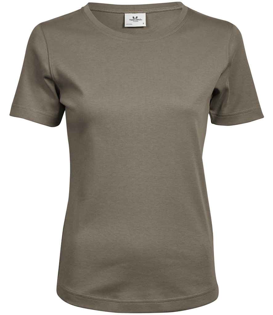 Tee Jays Ladies Interlock T-Shirt - Clay