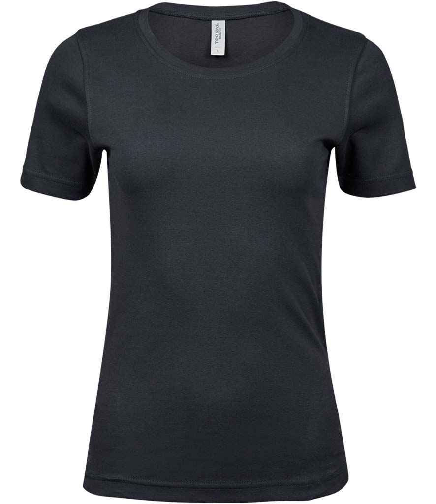 Tee Jays Ladies Interlock T-Shirt - Dark Grey