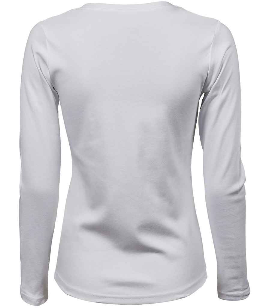 Tee Jays Ladies Long Sleeve Interlock T-Shirt - White