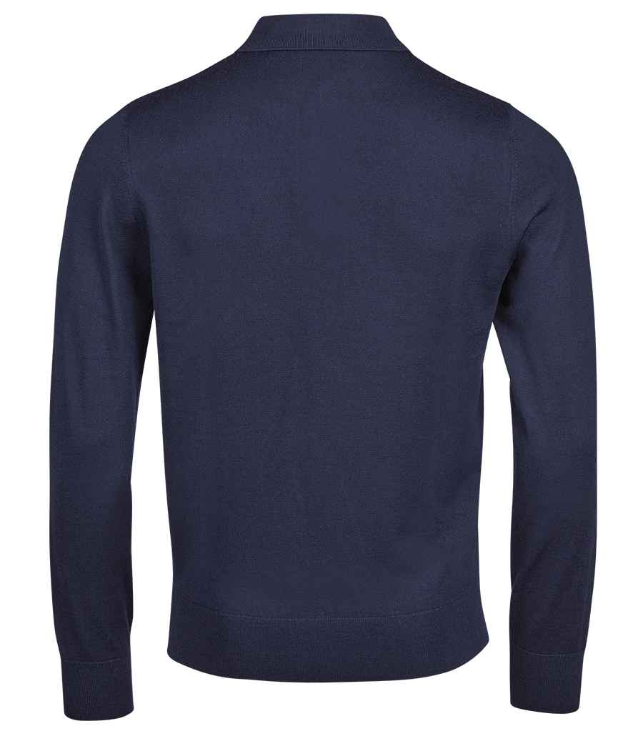 Tee Jays Knitted Polo Shirt - Navy