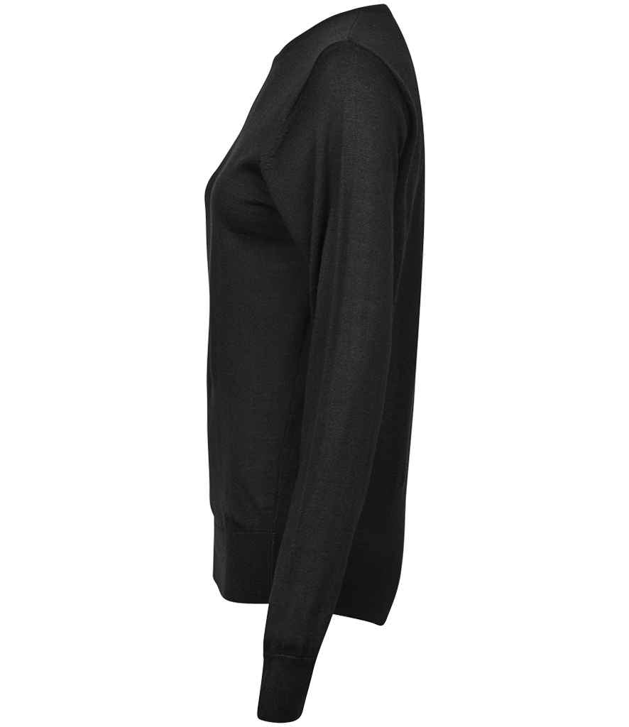 Tee Jays Ladies Crew Neck Sweater - Black