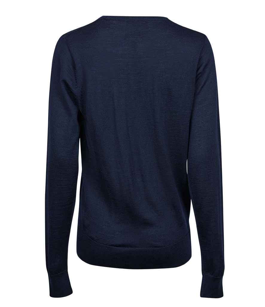 Tee Jays Ladies Crew Neck Sweater - Navy