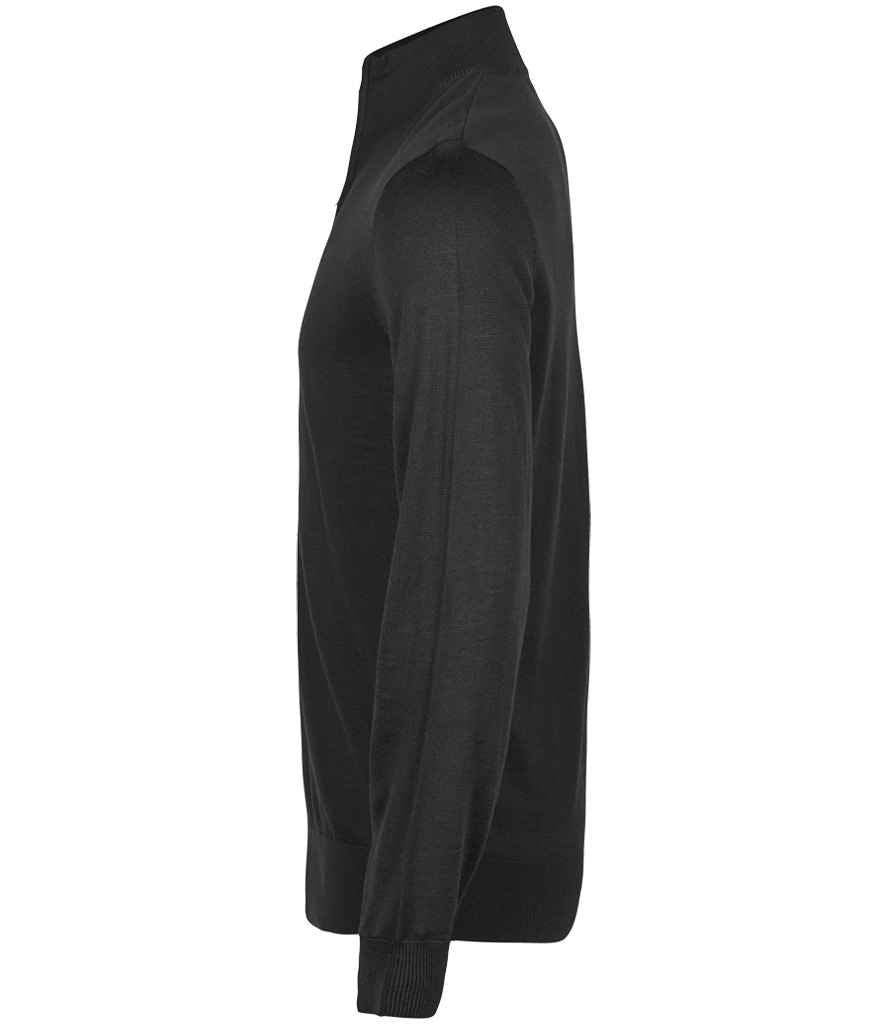 Tee Jays Half Zip Sweater - Black