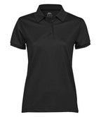 Tee Jays Ladies Club Polo Shirt - Black