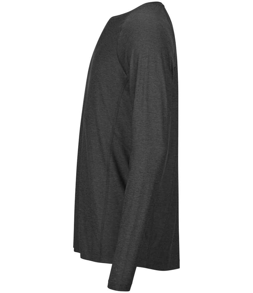 Tee Jays Long Sleeve CoolDry™ T-Shirt - Black Melange