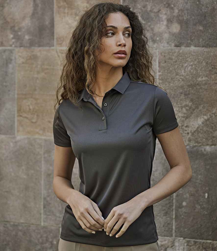 Tee Jays Ladies Luxury Sport Polo Shirt - Black