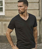 Tee Jays V Neck Sof T-Shirt - Black