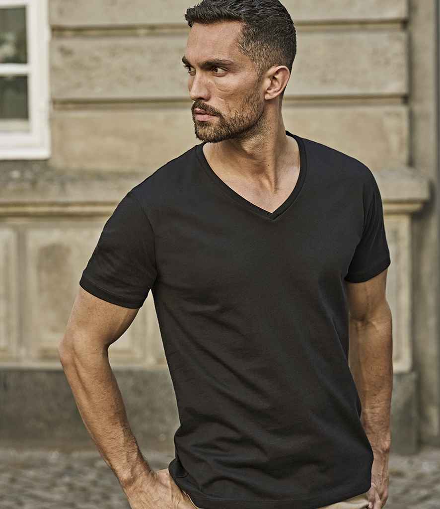Tee Jays V Neck Sof T-Shirt - Black