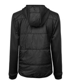 Tee Jays Ladies Hybrid-Stretch Hooded Jacket - Black/Black
