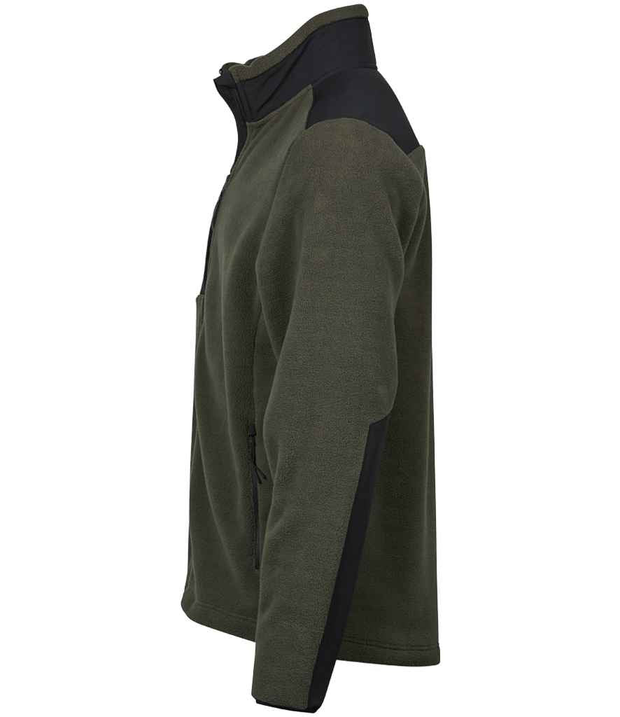 Tee Jays Mountain Fleece Jacket - Deep Green/Black