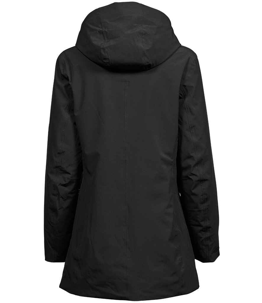 Tee Jays Ladies All Weather Parka Jacket - Black