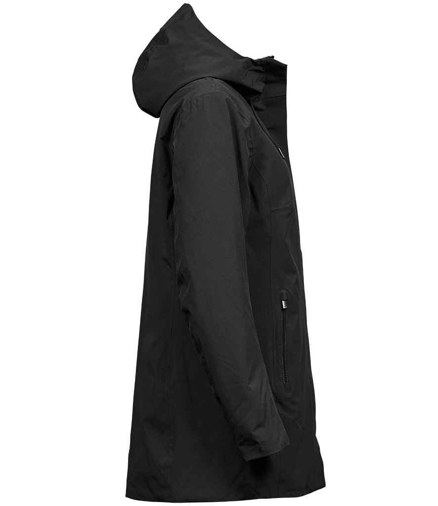 Tee Jays Ladies All Weather Parka Jacket - Black