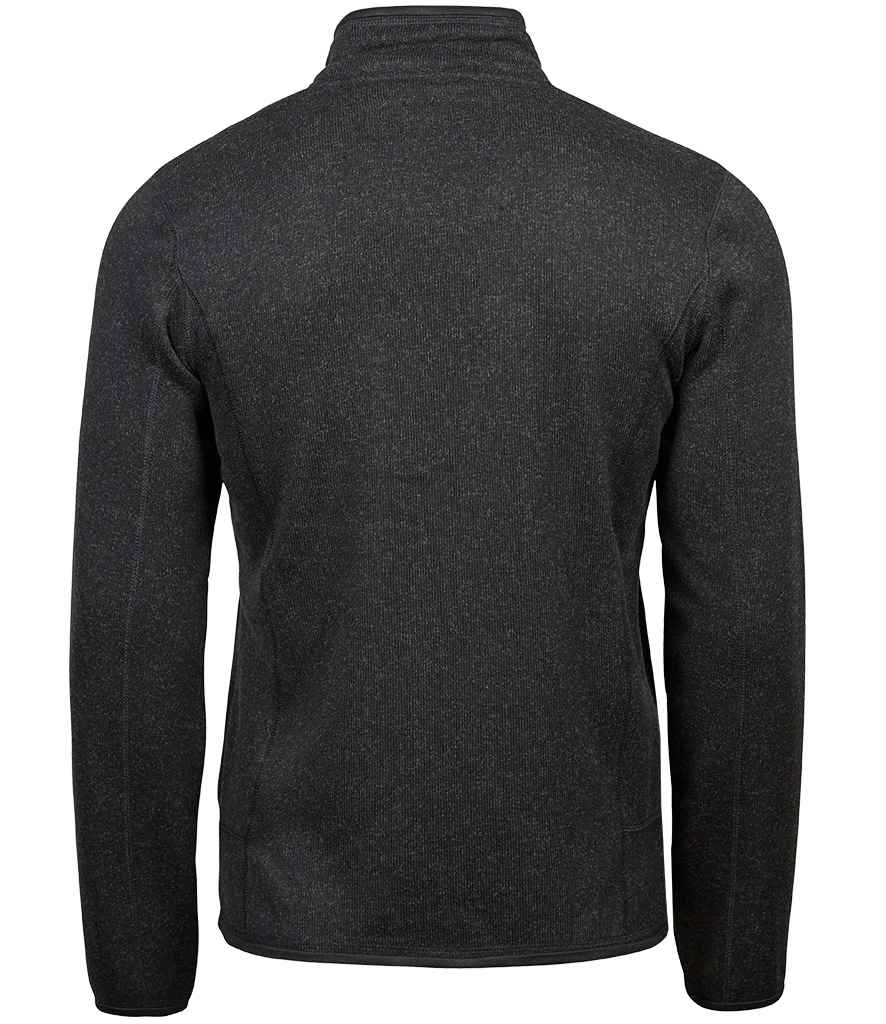 Tee Jays Knitted Outdoor Fleece Jacket - Black