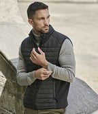 Tee Jays Crossover Padded Bodywarmer - Black/Black