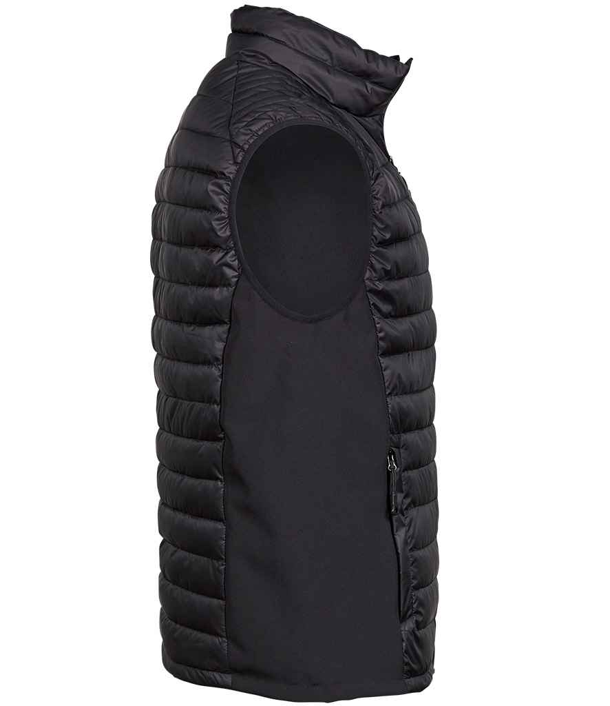 Tee Jays Crossover Padded Bodywarmer - Black/Black