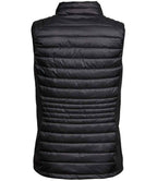 Tee Jays Ladies Crossover Padded Bodywarmer - Black/Black