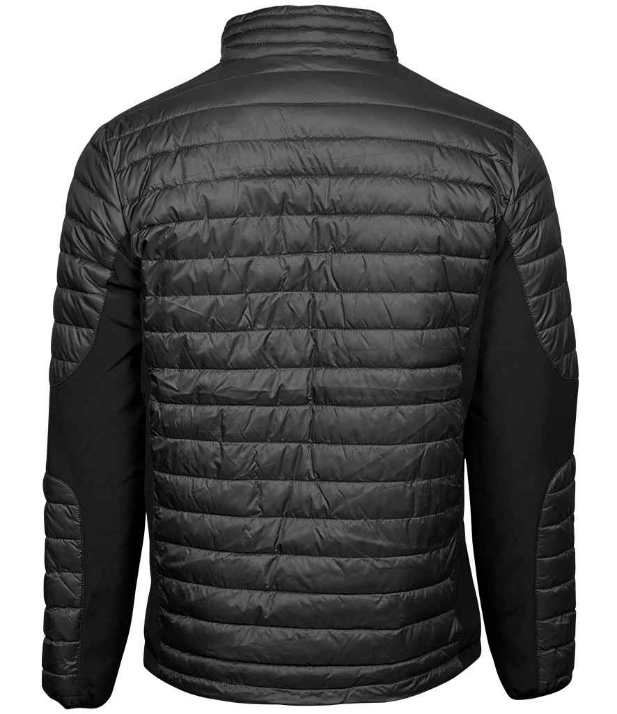 Tee Jays Crossover Padded Jacket - Black/Black