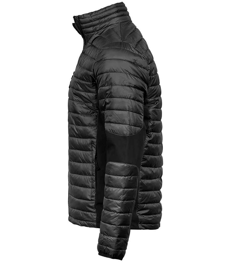Tee Jays Crossover Padded Jacket - Black/Black