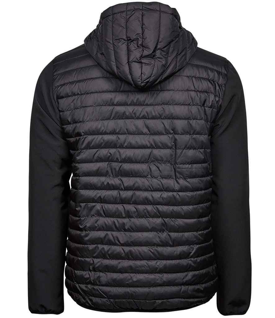 Tee Jays Crossover Hooded Jacket - Black/Black