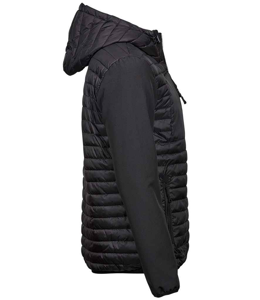 Tee Jays Crossover Hooded Jacket - Black/Black