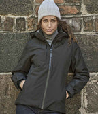 Tee Jays Ladies All Weather Winter Jacket - Black