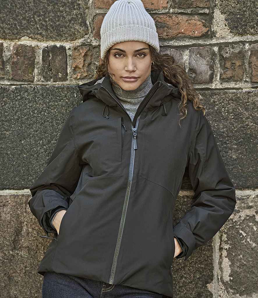 Tee Jays Ladies All Weather Winter Jacket - Black