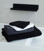 Towel City Luxury Face Cloth - Black