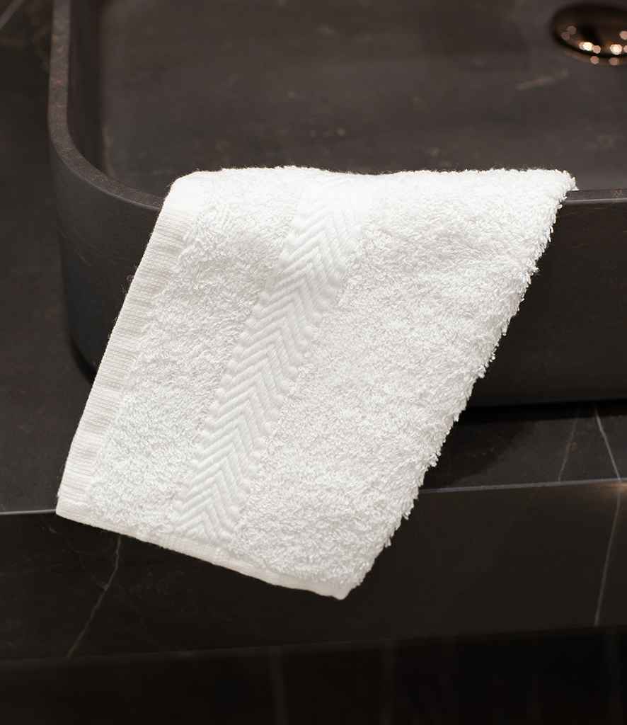Towel City Luxury Face Cloth - White