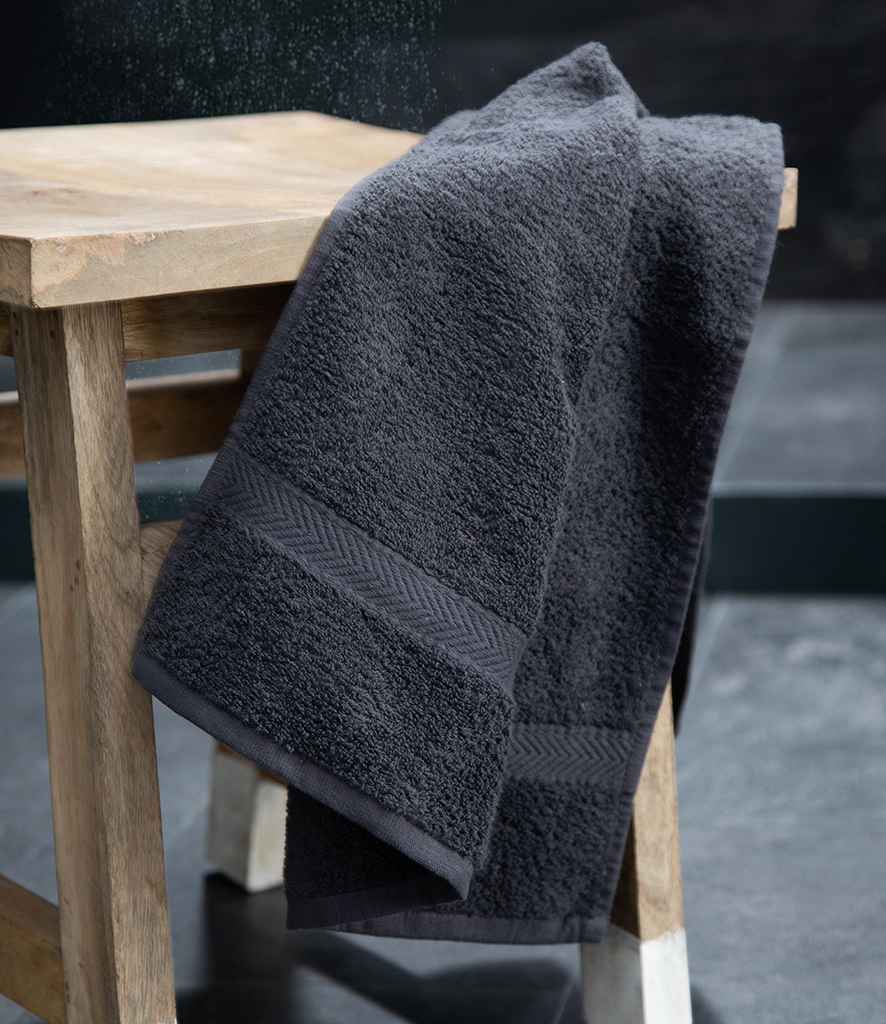 Towel City Luxury Hand Towel - Steel Grey