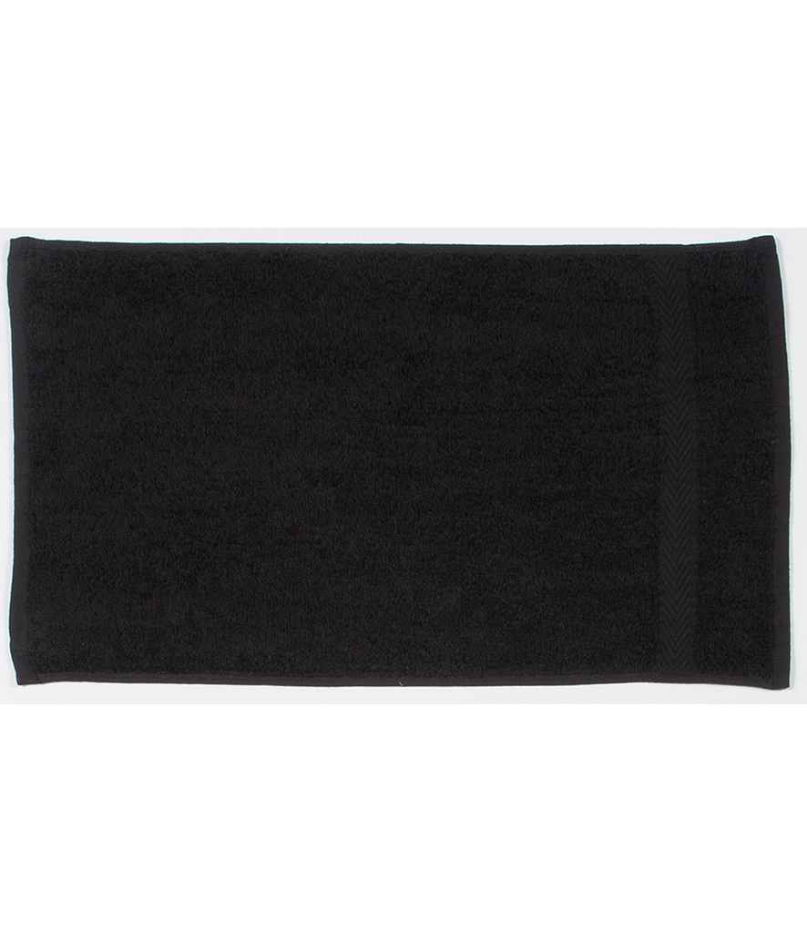 Towel City Luxury Guest Towel - Black
