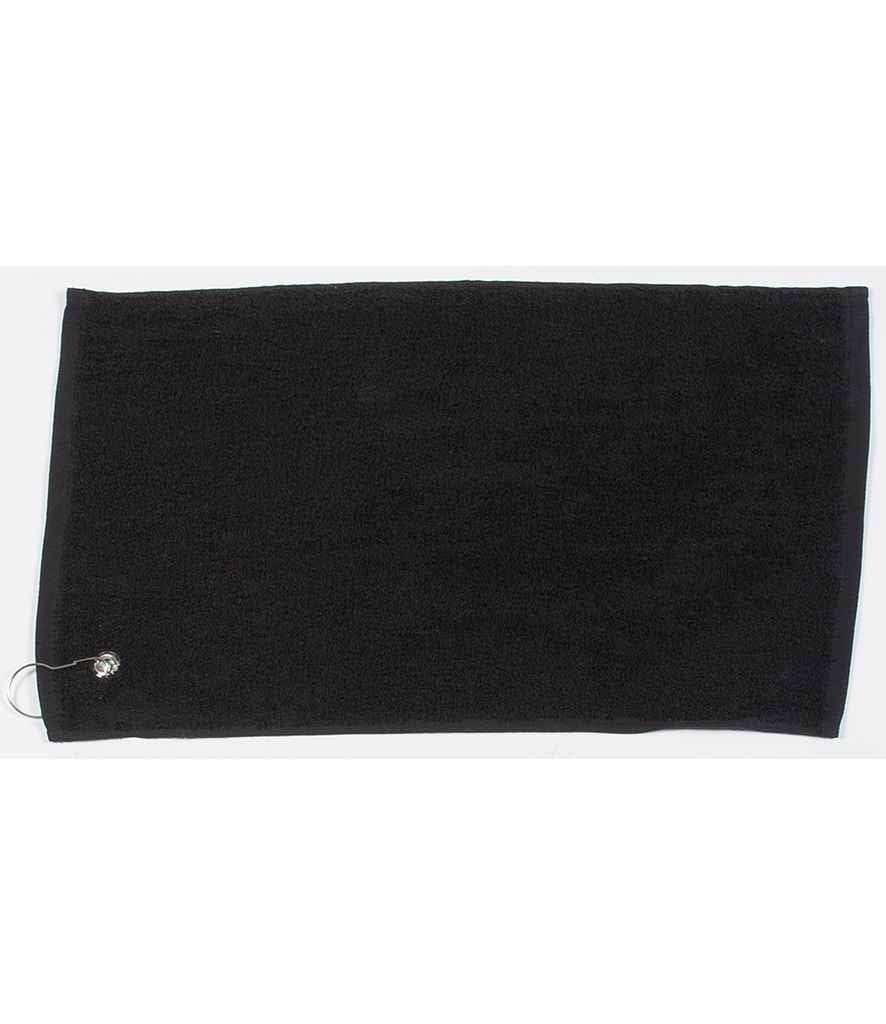 Towel City Luxury Golf Towel - Black