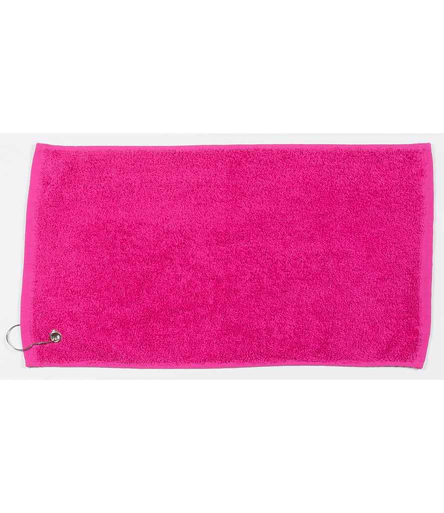 Towel City Luxury Golf Towel - Fuchsia