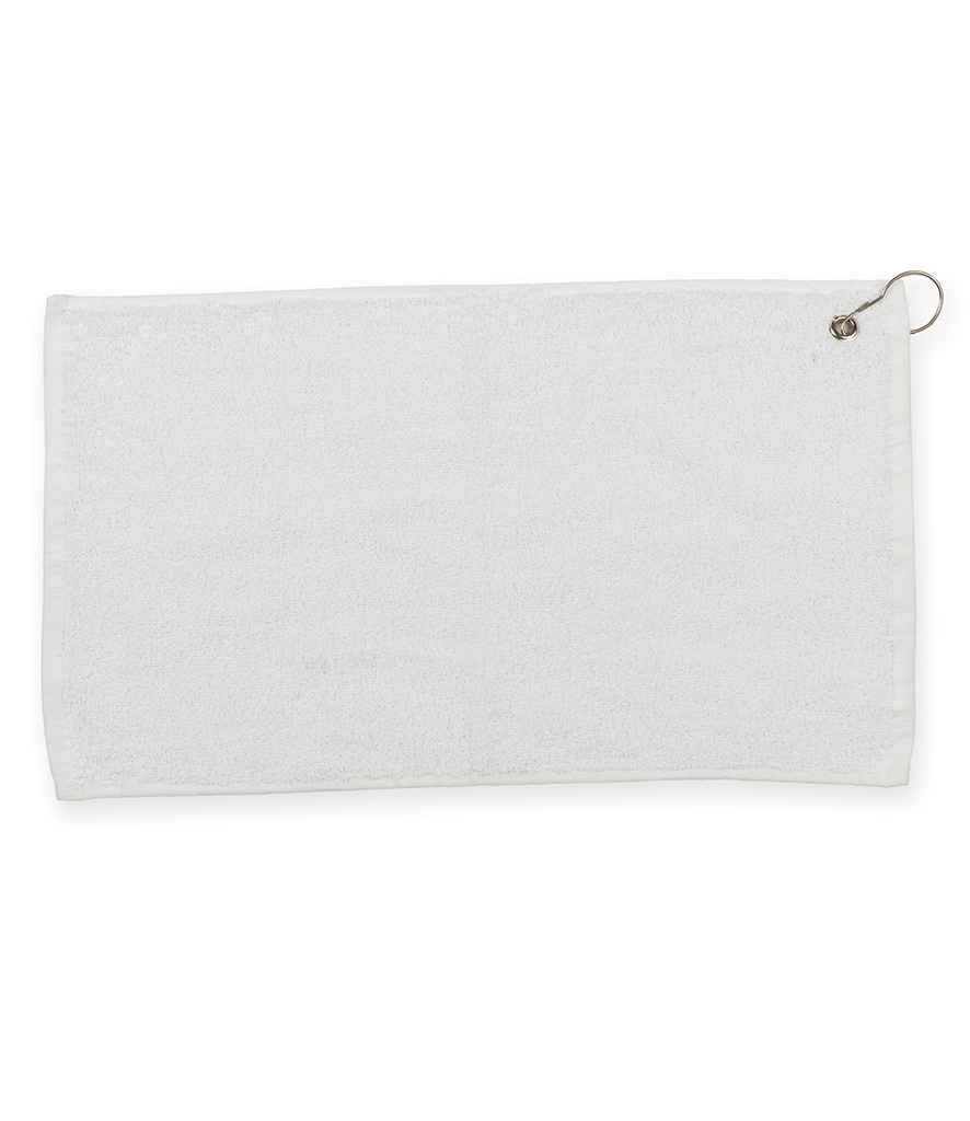 Towel City Luxury Golf Towel - White