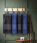 Towel City Deluxe Velour Golf Towel - Black