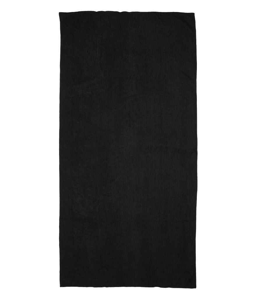 Towel City Microfibre Guest Towel - Black
