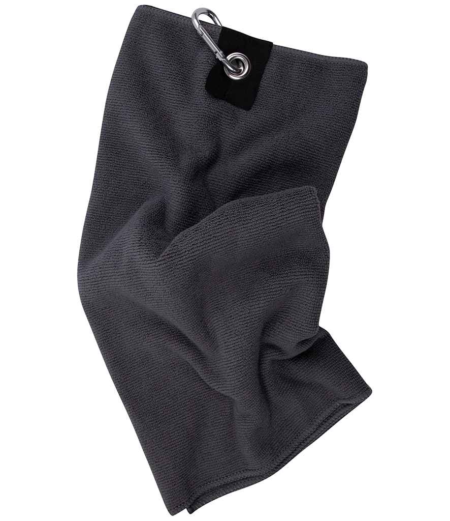 Towel City Microfibre Golf Towel - Steel Grey
