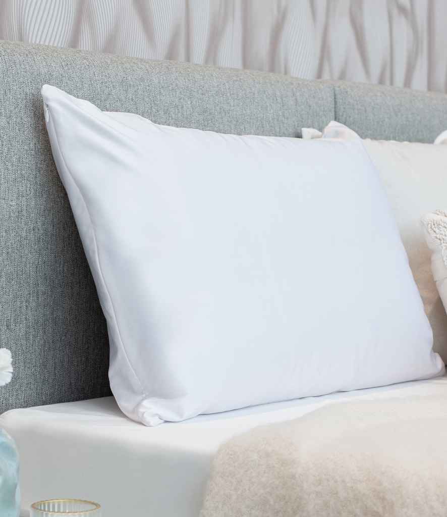 Towel City Satin Pillowcase - White