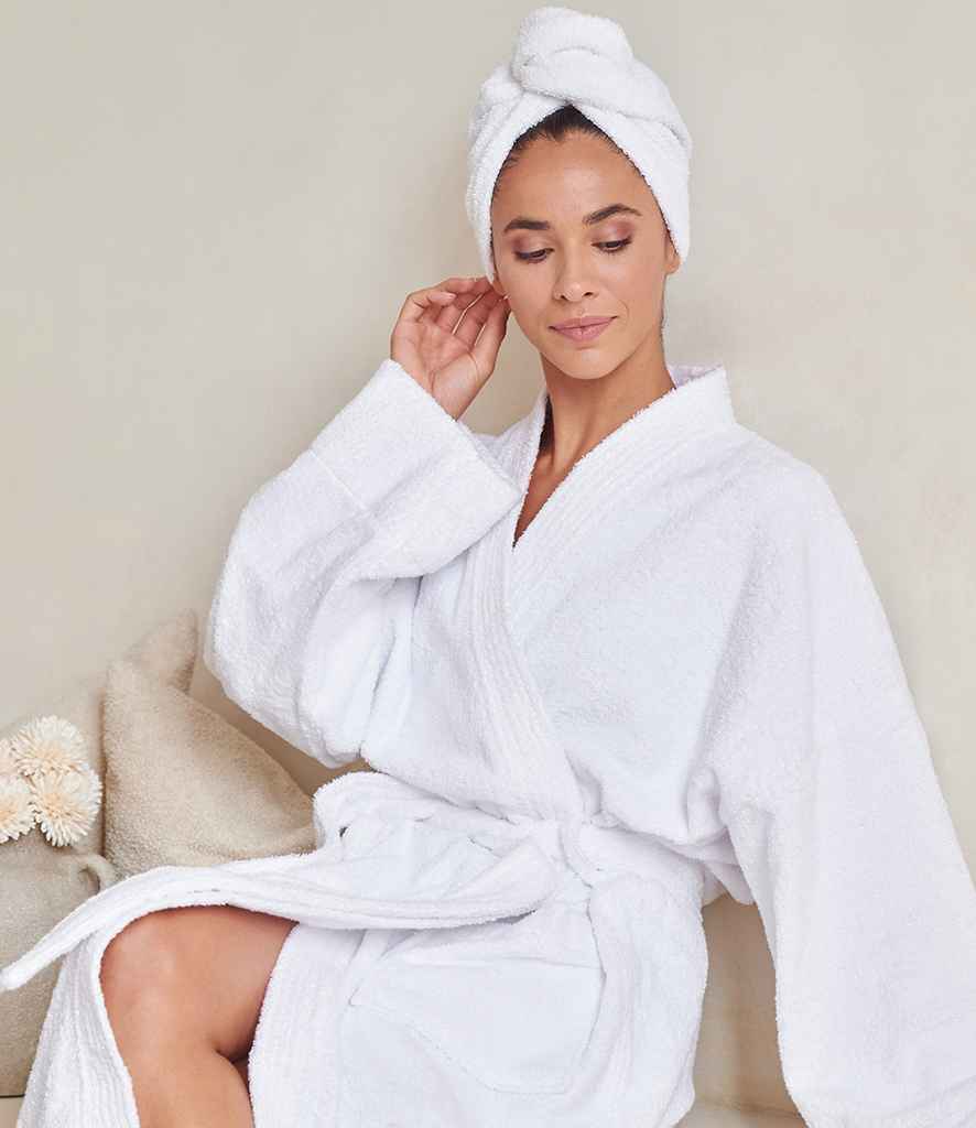 Towel City Hair Wrap - White