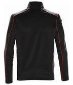 Stormtech Pulse Fleece Pullover Zip Neck Top - Black/Bright Red