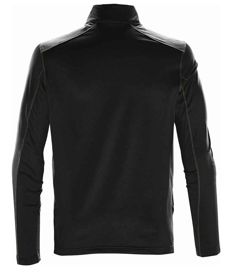 Stormtech Pulse Fleece Pullover Zip Neck Top - Black/Carbon