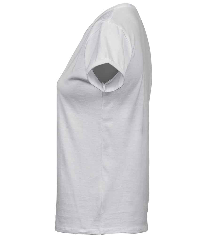 Tee Jays Ladies Roll-Up T-Shirt - White