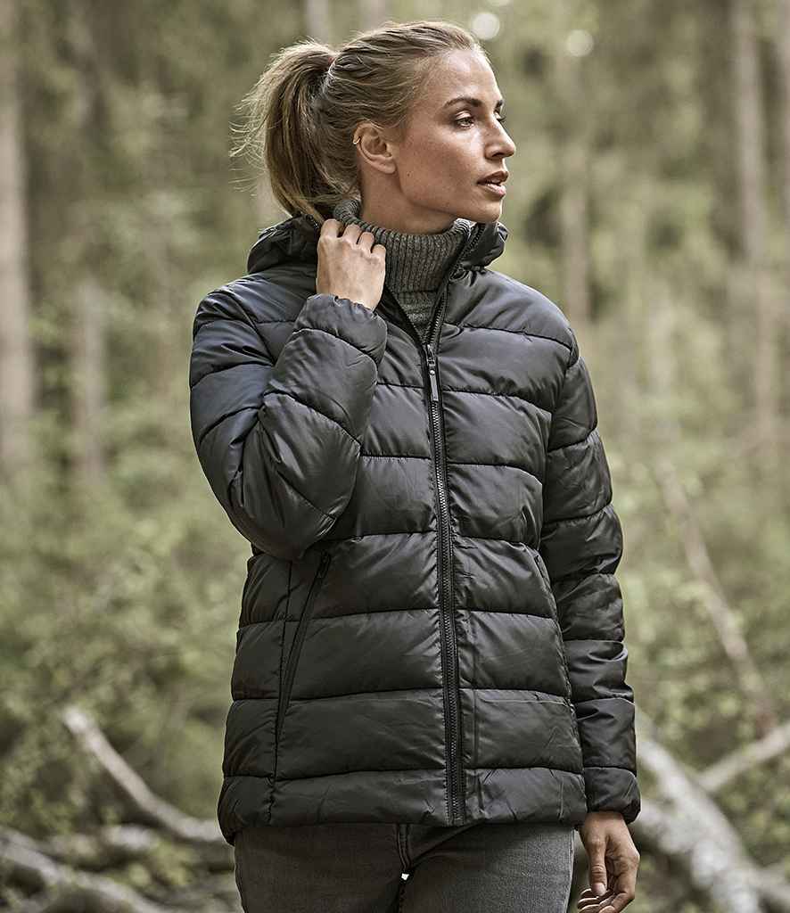Tee Jays Ladies Lite Hooded Jacket - Black