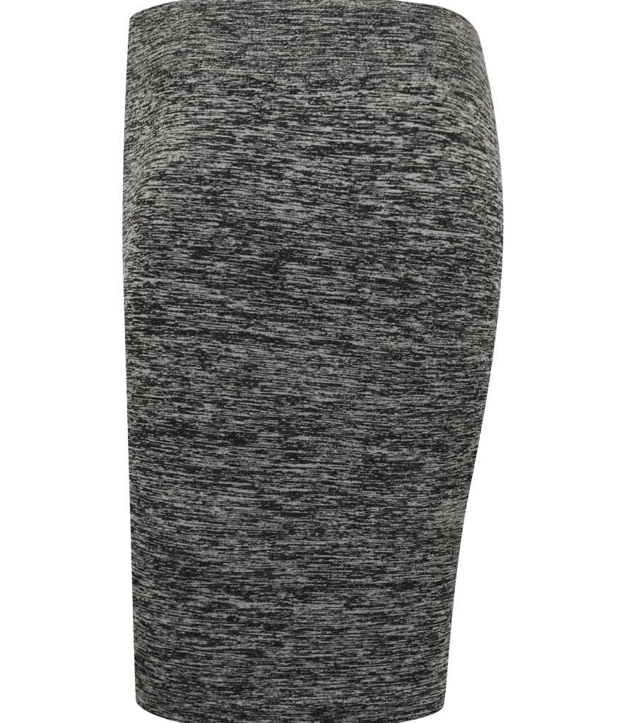 Tombo Ladies Seamless Shorts - Dark Grey Marl