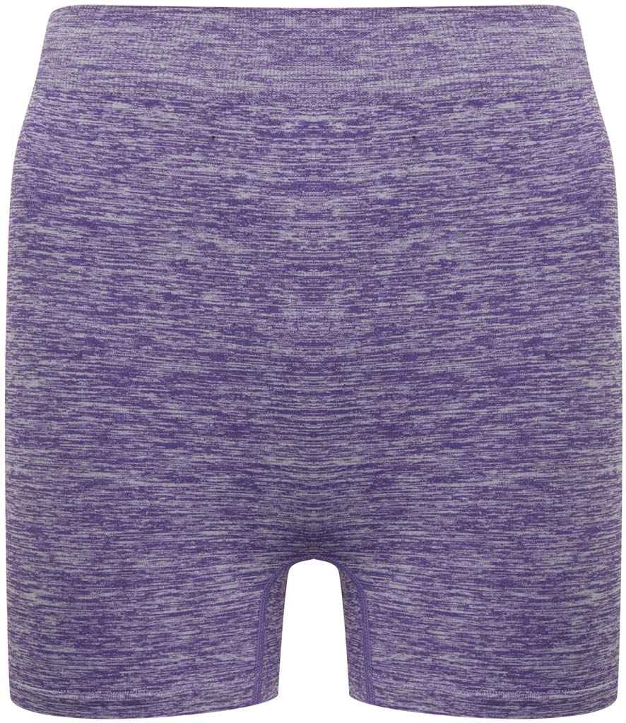 Tombo Ladies Seamless Shorts - Purple Marl
